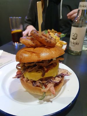 Loaded fries at V Rev Vegan Diner in Manchester
