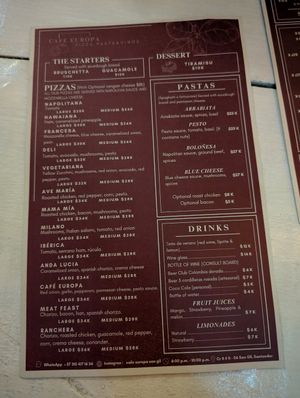  at Cafe Europa San Gil in San Gil