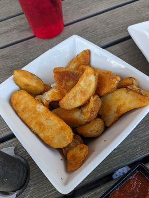 Jojo potatoes (spring special?) at R Town Pizza in Reno
