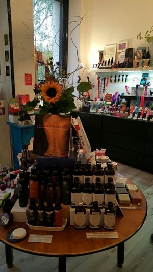 vegan massage olis at Other Nature in Berlin