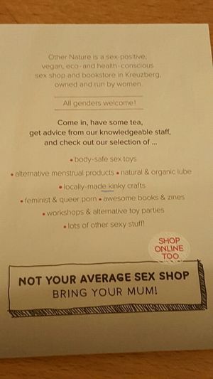 Not your average sex shop. Bring your mum :) at Other Nature in Berlin