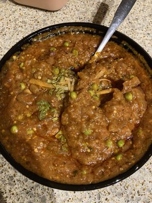 Eggplant curry  at Hot Million Indian Cuisine in Calgary