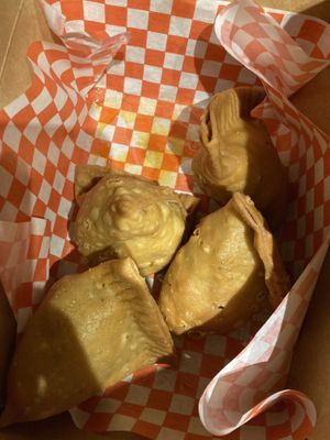 Samosa  at Hot Million Indian Cuisine in Calgary