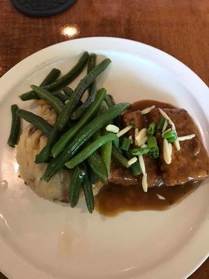 Smothered Tempeh at Detroit Vegan Soul - East in Detroit