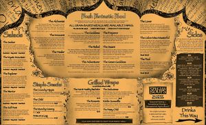 Menu at Life Alive Organic Cafe in Salem