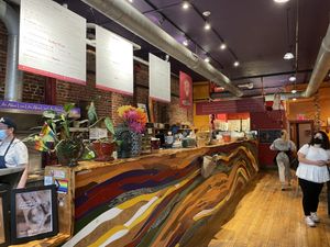 Counter at Life Alive Organic Cafe in Salem