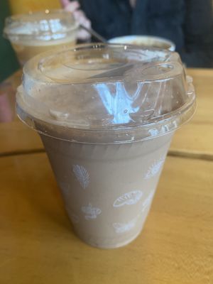 Elvis smoothie  at Life Alive Organic Cafe in Salem