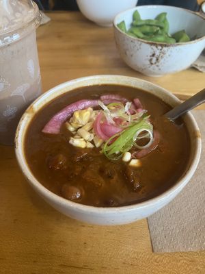 Chili bowl  at Life Alive Organic Cafe in Salem
