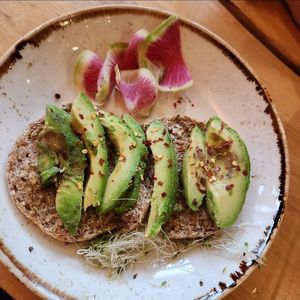Avocado toast at Life Alive Organic Cafe in Salem