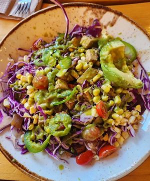 Southwest sol bowl at Life Alive Organic Cafe in Salem