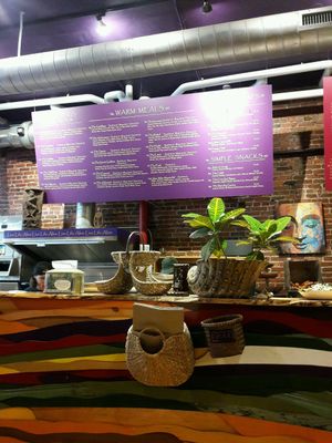 menu at Life Alive Organic Cafe in Salem