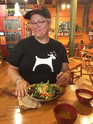 Lovely lunch before a tour of Salem!! at Life Alive Organic Cafe in Salem