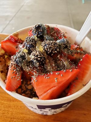 Quinoa Breakfast Bowl at Backyard Bowls in Goleta