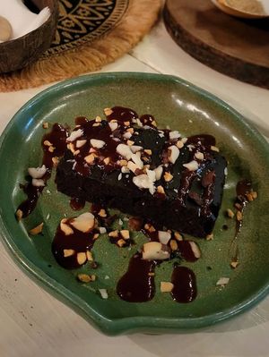 Brownie at Ola Bistro in Bahia Blanca