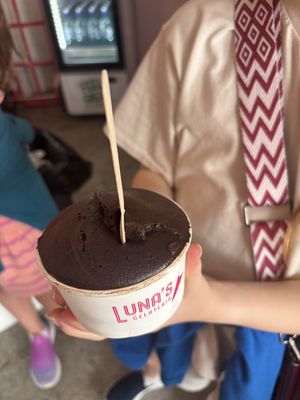 Chocolate   at Luna's Gelateria in Taupo