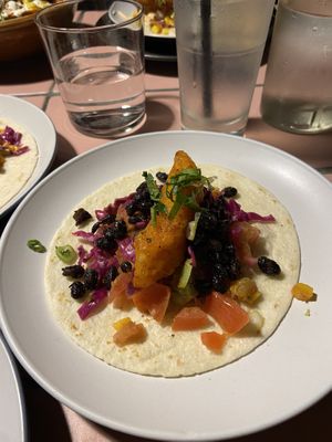 Pumpkin taco (spicy!)  at Mexican Society in Adelaide