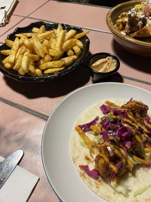 Hot chips (aioli not vegan)   at Mexican Society in Adelaide