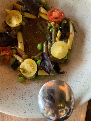 legume bagna cauda at The Acorn in Vancouver