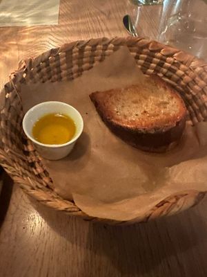 Tasting menu bread at The Acorn in Vancouver