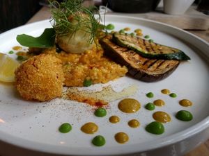 Farmer's Banquet vegan style at The Acorn in Vancouver