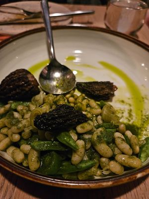 Morel dish at The Acorn in Vancouver