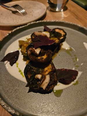 Shitake dish at The Acorn in Vancouver