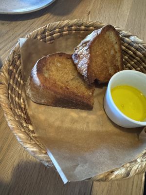 Bread and vinegar - chefs choice menu  at The Acorn in Vancouver
