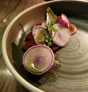 Daikon Four Ways at The Acorn in Vancouver