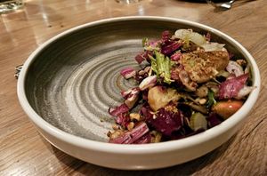 Salad at The Acorn in Vancouver