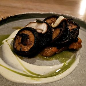 Shitake Mushrooms at The Acorn in Vancouver