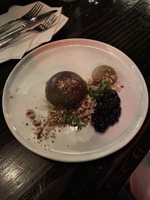 Dessert at The Acorn in Vancouver