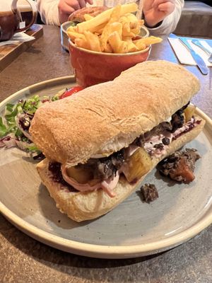 Vegan Christmas sandwich   at The Hide Cafe & Deli in Pocklington