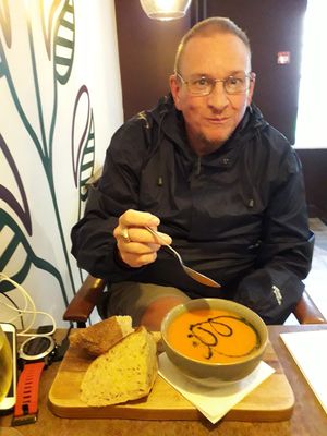 ... enjoyed by me ....  at The Hide Cafe & Deli in Pocklington