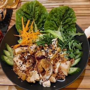 Reisnudel-Bowl veganisiert at Limika's House in Celle