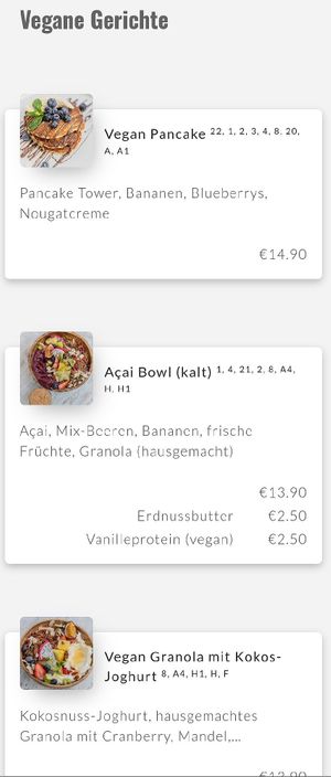 Vegan Menu online! at Buur Deli in Dusseldorf