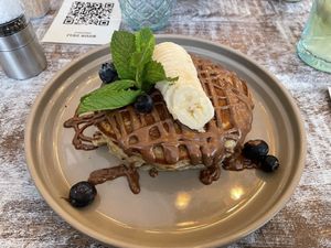 Pancakes  at Buur Deli in Dusseldorf