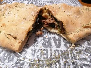 Calzone at Xap in Granollers