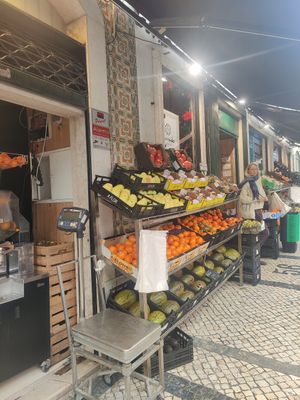 From the outside! at Mercado de Santos in Lisbon