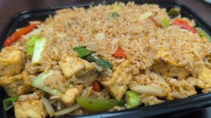 Spicy fried rice - I asked for "Thai spicy" this time and I am satisfied at Thai and I in Bunnell