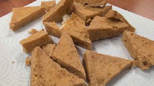 Tofu triangles at Thai and I in Bunnell