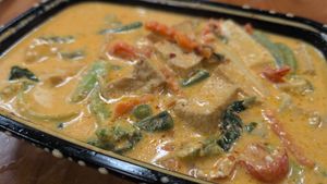 Red curry - "Thai hot" at Thai and I in Bunnell