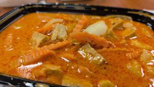 Massaman curry at Thai and I in Bunnell