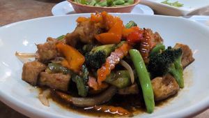 Thai and I Basil Stir Fry (Tofu) at Thai and I in Bunnell