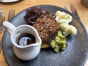 Nut roast  at The Bunch of Grapes in Pontypridd