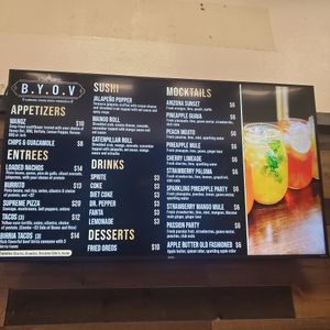 Menu! at BYOV in Chandler