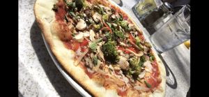 Vegan pizza!!!🥰🥰 at Brixx Wood Fired Pizza - Birkdale in Charlotte