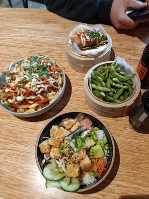 Meal incl edamame 🫛 at Ditto in Te Anau