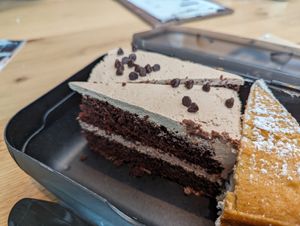 Schokoladentorte at DenkMahl Rösterei in Poessneck