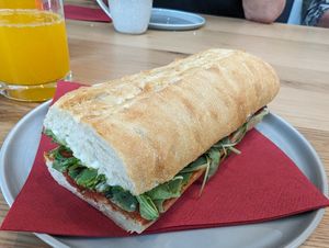 Denkmahl-Sandwich at DenkMahl Rösterei in Poessneck