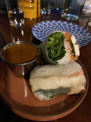 Summer rolls. Add some chili oil and 🧑‍🍳 💋   at Norah - Belmont in Portland